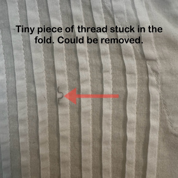 Vintage, Mr Choice Sheer White Pintuck Tunic - Picture 3 of 7